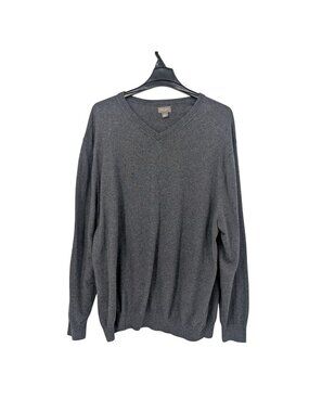 Oak Hill Premium Knit Sweater Pullover Cotton Cashmere Long Sleeve 2XLarge Tall